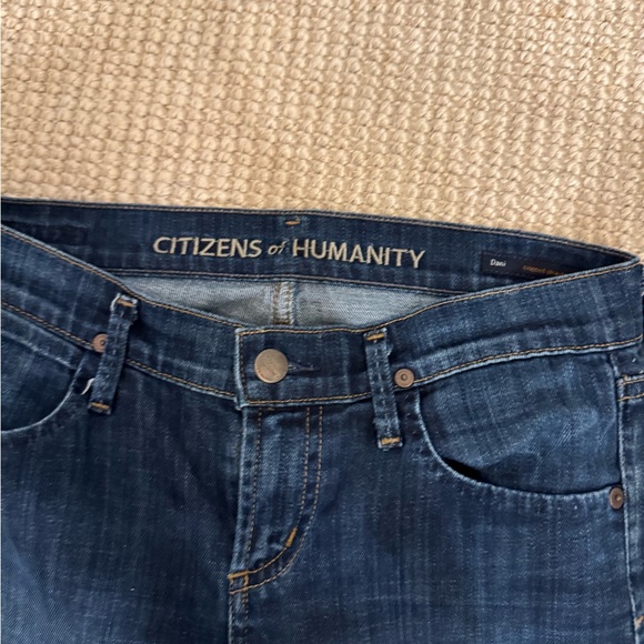 Citizen of humanity Women's Dark Blue Ankle Jeans - Picture 3 of 6